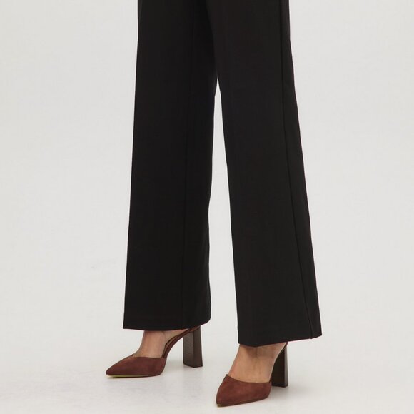 Hilary Radley Black Trouser Dress Pants Size 8 - Picture 3 of 9